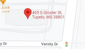 Map of Tupelo Office